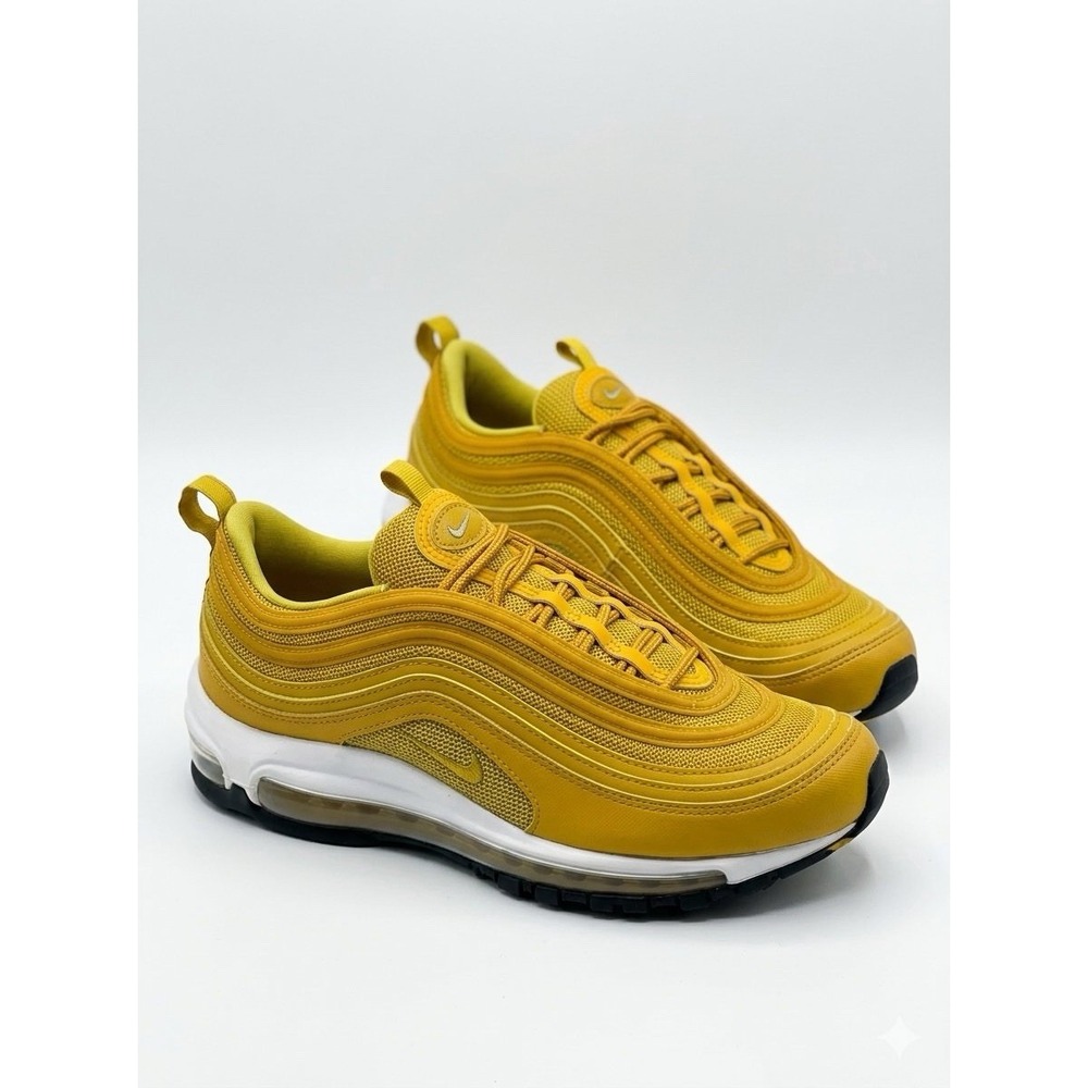 Nike Air Max 97 Mustard Womens Size 7.5 Buff Gold Yellow Sneakers 921733-701